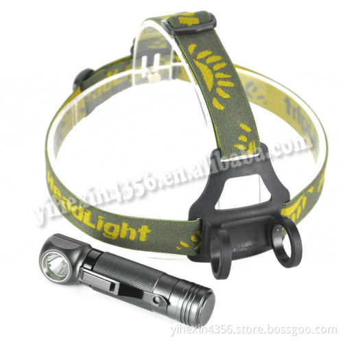 2017 Hot Sale Aluminum Alloy Removable Super Bright LED Headlamp/flashlight